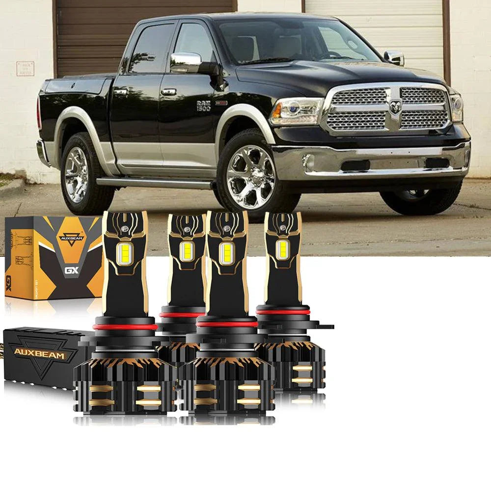 pour 2014 Ram 1500 (avec projector-type headlights) 9005 9012 Ampoules de phare LED Bundle – vue 14
