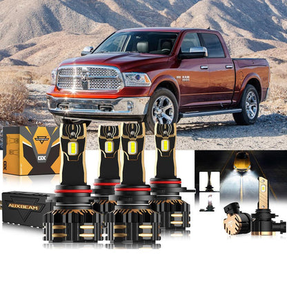 Kit d’ampoules LED de phare 9005 9012 pour Ram 1500 (avec phares à projecteur) 2013 – NOVADOMIO