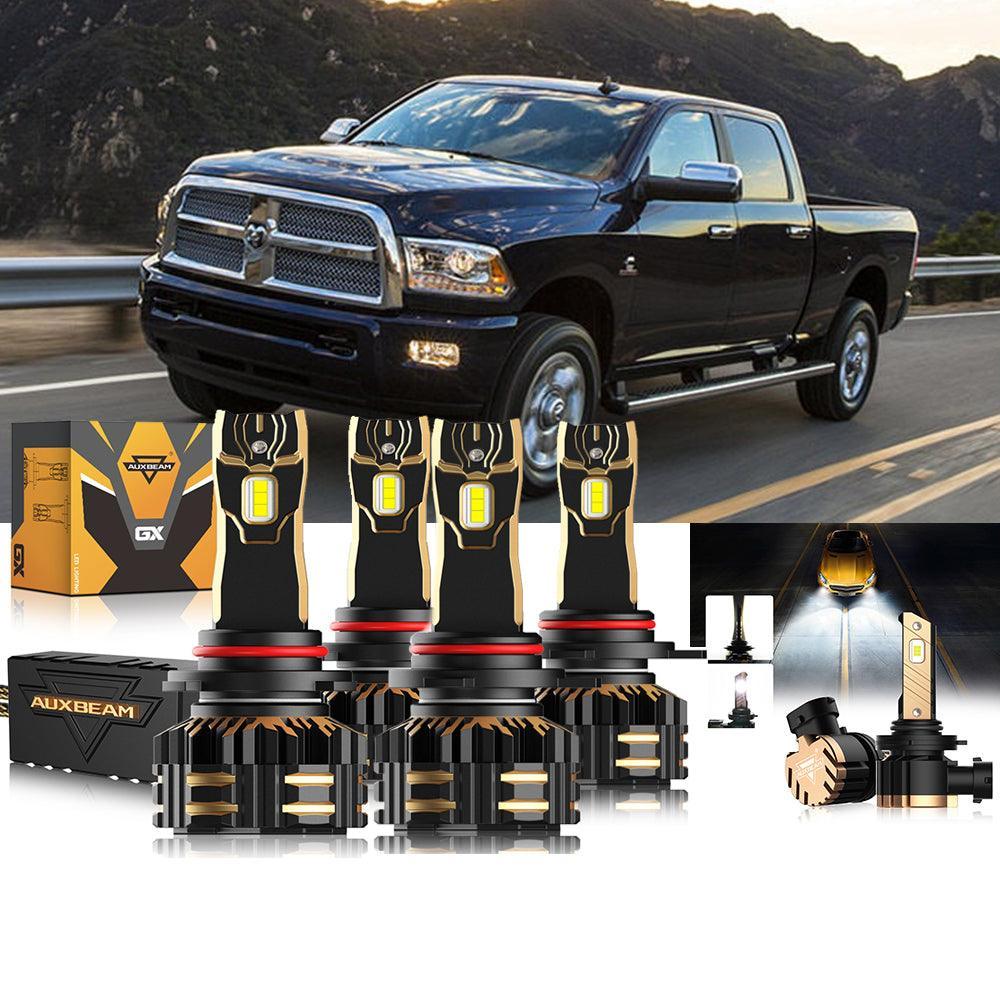 pour 2013-2015 Ram 2500 (avec projector-type headlights) 9005 9012 Ampoules de phare LED Bundle – vue 12