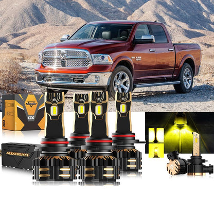 Kit d’ampoules LED de phare 9005 9012 pour Ram 1500 (avec phares à projecteur) 2013 – vue 12 – NOVADOMIO