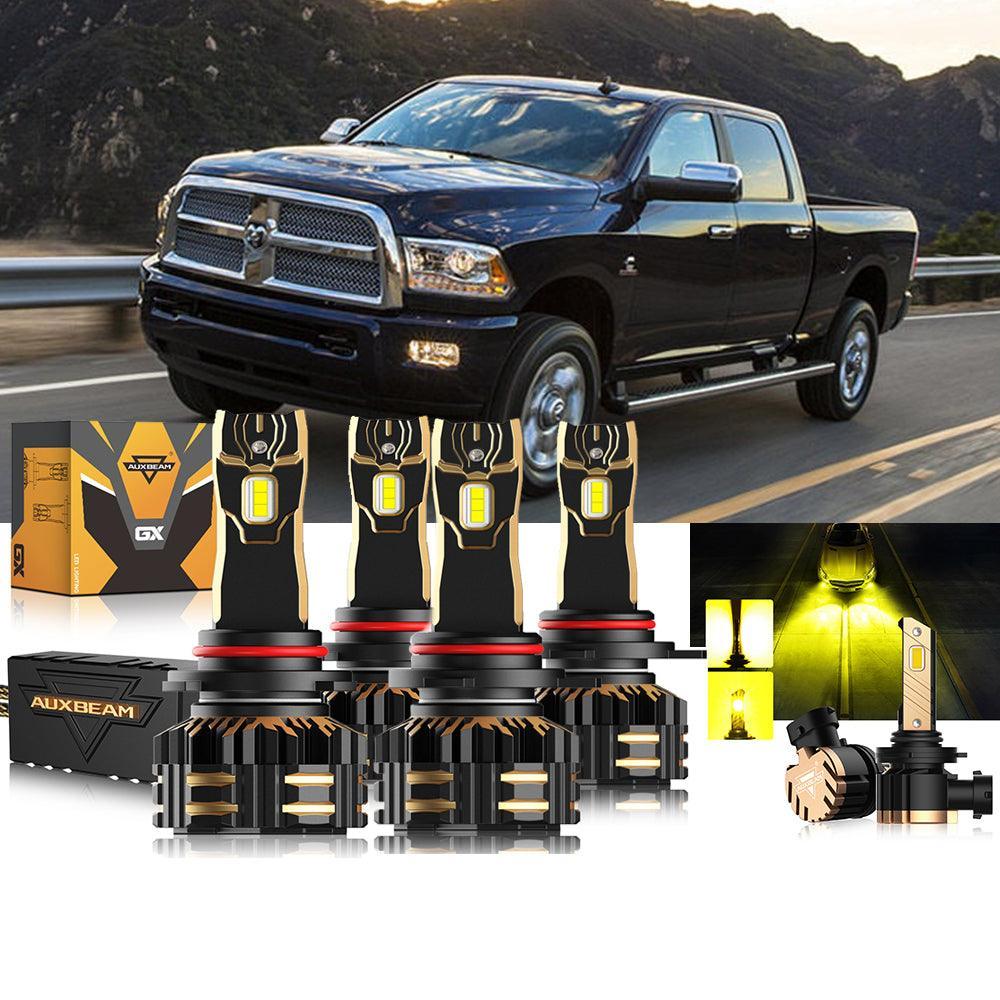 pour 2013-2015 Ram 2500 (avec projector-type headlights) 9005 9012 Ampoules de phare LED Bundle – vue 13