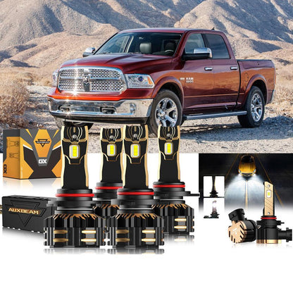 Kit d’ampoules LED de phare 9005 9012 pour Ram 1500 (avec phares à projecteur) 2013 – vue 13 – NOVADOMIO