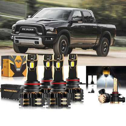 Kit d’ampoules LED de phare 9005 9012 pour Ram 1500 (avec projector-type phares) 2015 – vue 12 – NOVADOMIO