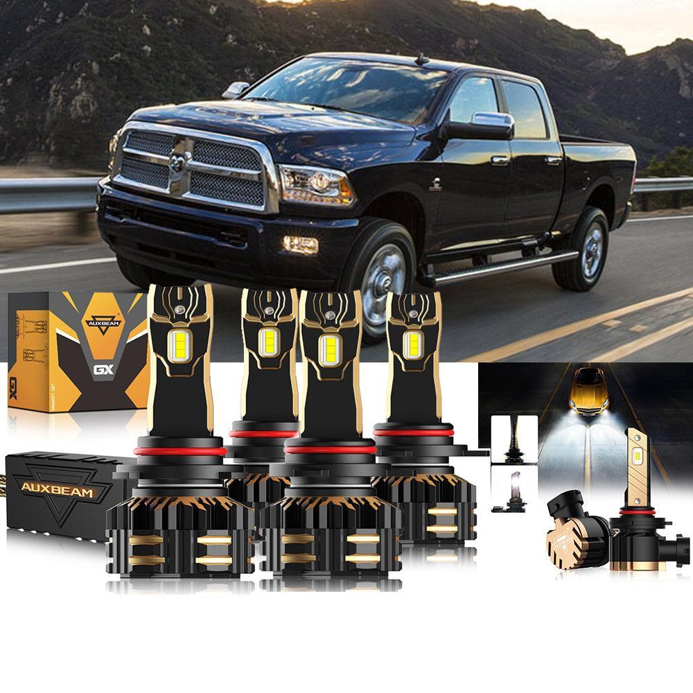 pour 2013-2015 Ram 2500 (avec projector-type headlights) 9005 9012 Ampoules de phare LED Bundle – vue 14