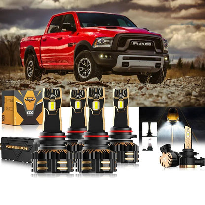 Kit d’ampoules LED de phare 9005 9005 pour Ram 1500 (avec projector-type phares) 2016–2017 – NOVADOMIO