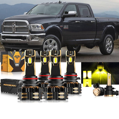 Kit ampoules LED 9005 feux de route / croisement – Ram 2500 2016-2017 avec phares type projecteur – vue 11 – NOVADOMIO