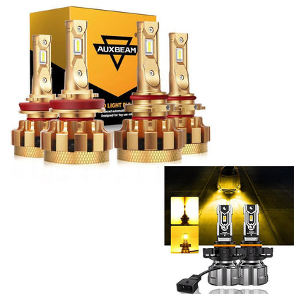 Kit d’ampoules LED feux de route/croisement F-16 Plus série CAN-bus intégré 14 000 lm pour GMC Sierra 2500 HD 2007–2014 – vue