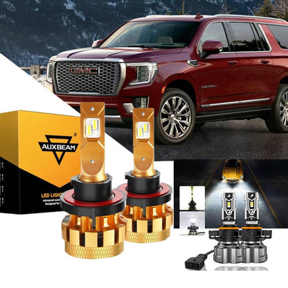 pour 2007-2014 GMC Yukon F-16 Plus série CANbus intégré qualité automobile 14000LM Ampoules LED kit feux de route /
