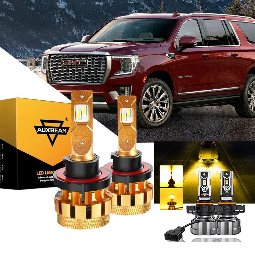 pour 2007-2014 GMC Yukon F-16 Plus série Built-in Canbus Automotive Grade 14000LM Ampoules LED High Low Beam Bundle – vue 17