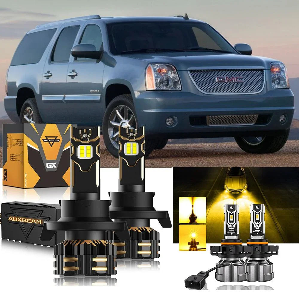 pour 2007-2014 GMC Yukon XL 1500 H13 Ampoules de phare LED Bundle – vue 21