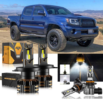 pour 2005-2011 Toyota Tacoma H4 Ampoules de phare LED Bundle – vue 22 – NOVADOMIO
