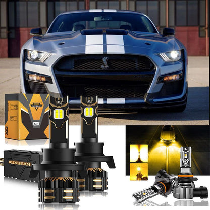 pour 2005-2007 Ford Mustang GT H13 Ampoules de phare LED – vue 21 – NOVADOMIO