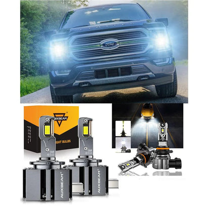 pour 2013-2014 Ford F-150 HID D3S Ampoules de phare LED – vue 18 – NOVADOMIO
