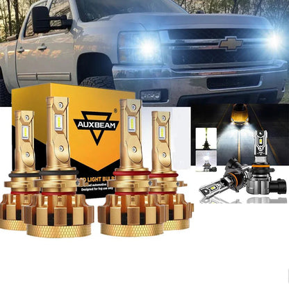 pour 2003-2006 Chevrolet Silverado 2500 HD F-16 Plus série CANbus intégré qualité automobile 14000LM Ampoules LED kit feux de