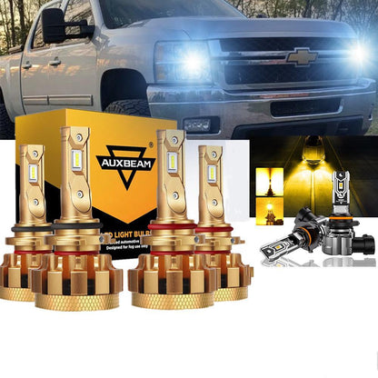 pour 2003-2006 Chevrolet Silverado 2500 HD F-16 Plus série CANbus intégré qualité automobile 14000LM Ampoules LED kit feux de