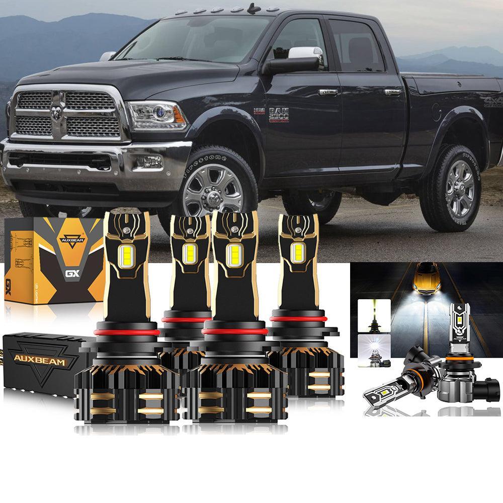 pour 2016-2017 Ram 2500 (avec projector-type headlights) 9005 9005 LED Headlights Bulbs Bundle – vue 28