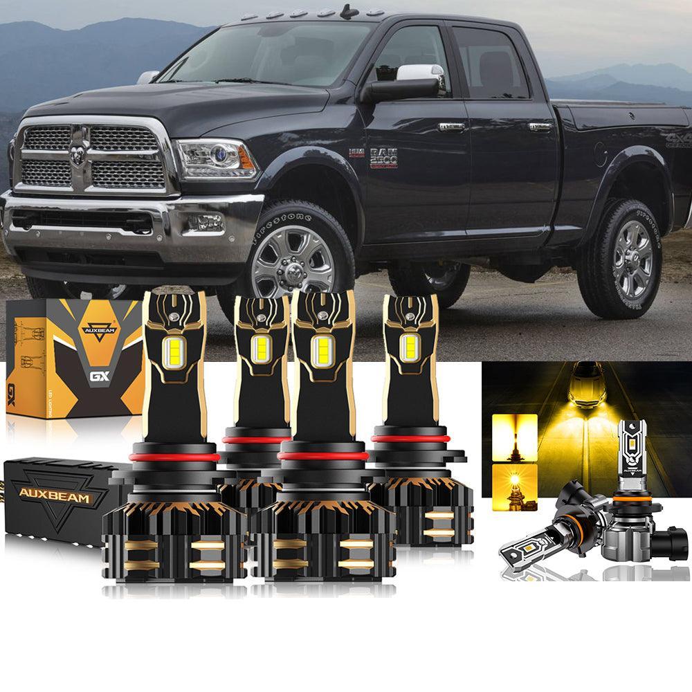 pour 2016-2017 Ram 2500 (avec projector-type headlights) 9005 9005 LED Headlights Bulbs Bundle – vue 29