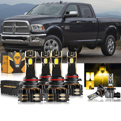 Kit ampoules LED 9005 feux de route / croisement – Ram 2500 2016-2017 avec phares type projecteur – vue 29 – NOVADOMIO