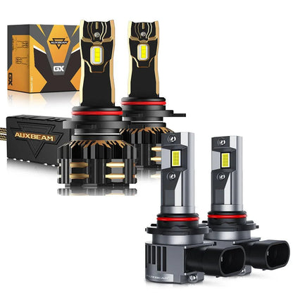 9012/HIR2 Ampoules de phare LED 120W 25000LM GX série Brightest 6500K blanc froid – 2 ampoules – vue 12 – NOVADOMIO