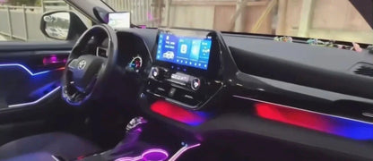 Kit éclairage LED d’ambiance intérieur pour Toyota Highlander (2022-2024) – vue 4 – NOVADOMIO