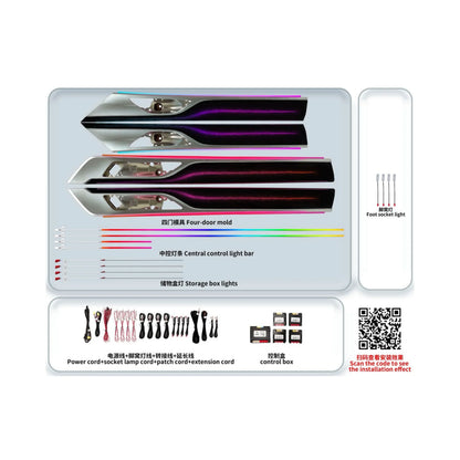 Kit éclairage LED d’ambiance intérieur pour BMW 7 Series G12 (2015-2022) – NOVADOMIO