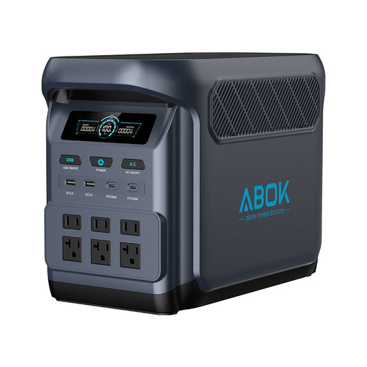 ABOK – Station électrique LiFePO4 1800 W – Stock UE