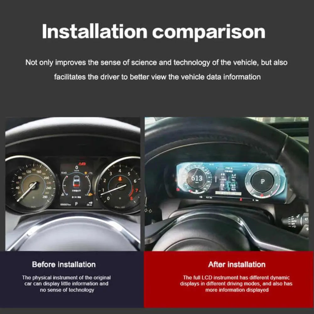 Virtual Cockpit Jaguar XFL 2016-2019 LCD 12,3″ – NOVADOMIO