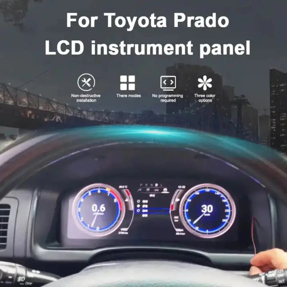 Virtual Cockpit Toyota Land Cruiser Prado 2004-2009 LCD 12,3″ – NOVADOMIO