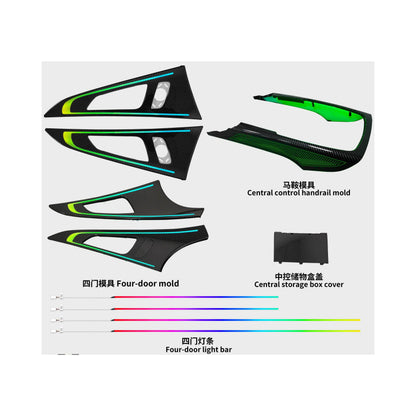 Kit éclairage LED d’ambiance intérieur pour Audi A6 C7 (2012-2018) – NOVADOMIO