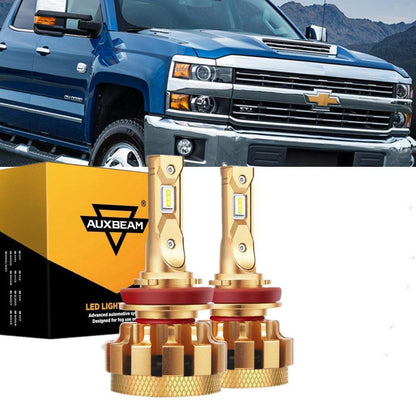 Kit d’ampoules LED feux de route/croisement F-16 Plus série CAN-bus intégré 14 000 lm pour Chevrolet Silverado 3500 HD