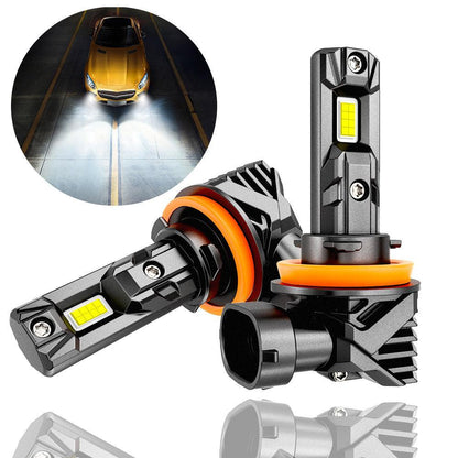 H11 H9 H8 H16JP Ampoules de phare LED/Fog Lights Q15 série sans ventilateur & Wireless 60W 18000LM 6500K blanc froid – 2