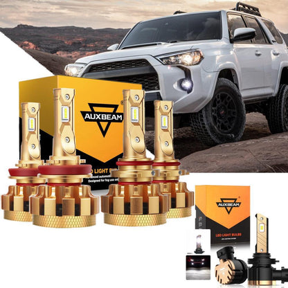 Kit d’ampoules LED feux de route/croisement F-16 Plus série CAN-bus intégré 14 000 lm pour Toyota 4Runner 2006–2009
