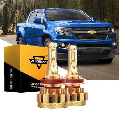 Kit d’ampoules LED feux de route/croisement F-16 Plus série CAN-bus intégré 14 000 lm pour Chevrolet Colorado 2015–2019 – vue