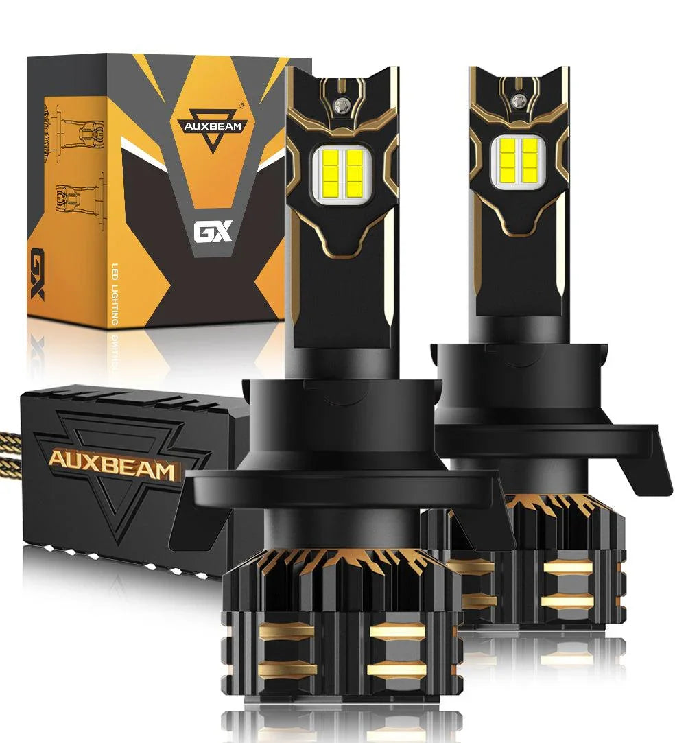 H13/9008 Ampoules de phare LED 120W 25000LM GX série Brightest 6500K blanc froid – 2 ampoules
