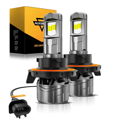 H13/9008 Ampoules de phare LED 100W 22000LM F18 série 1: 1 format compact 6500K blanc froid – 2 ampoules – NOVADOMIO