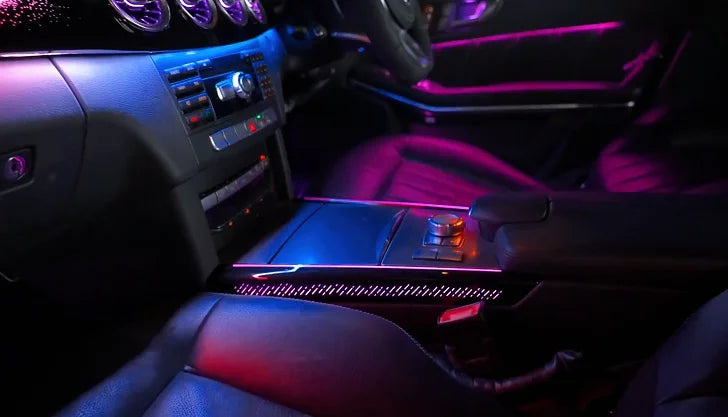 Kit éclairage LED d’ambiance intérieur pour Mercedes-Benz E-Class (W212 – RHD – vue 6
