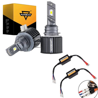 H15 Ampoules de phare LED 70 W 14 000 lm feux de route Daytime Running 6 500 K blanc froid – 2 ampoules – vue 10 – NOVADOMIO