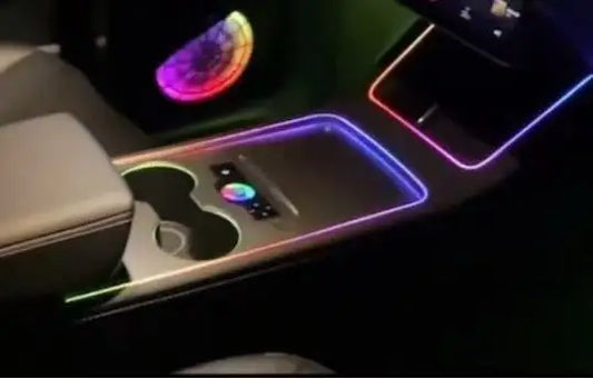 Kit éclairage LED d’ambiance intérieur pour Tesla Model 3 Model Y (2021-2022) – RHD – vue 2 – NOVADOMIO