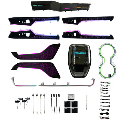 Kit éclairage LED d’ambiance intérieur pour Toyota Highlander (2022-2024) – vue 3 – NOVADOMIO