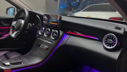 Kit éclairage LED d’ambiance intérieur pour Mercedes-Benz C Class W205 – vue 3 – NOVADOMIO