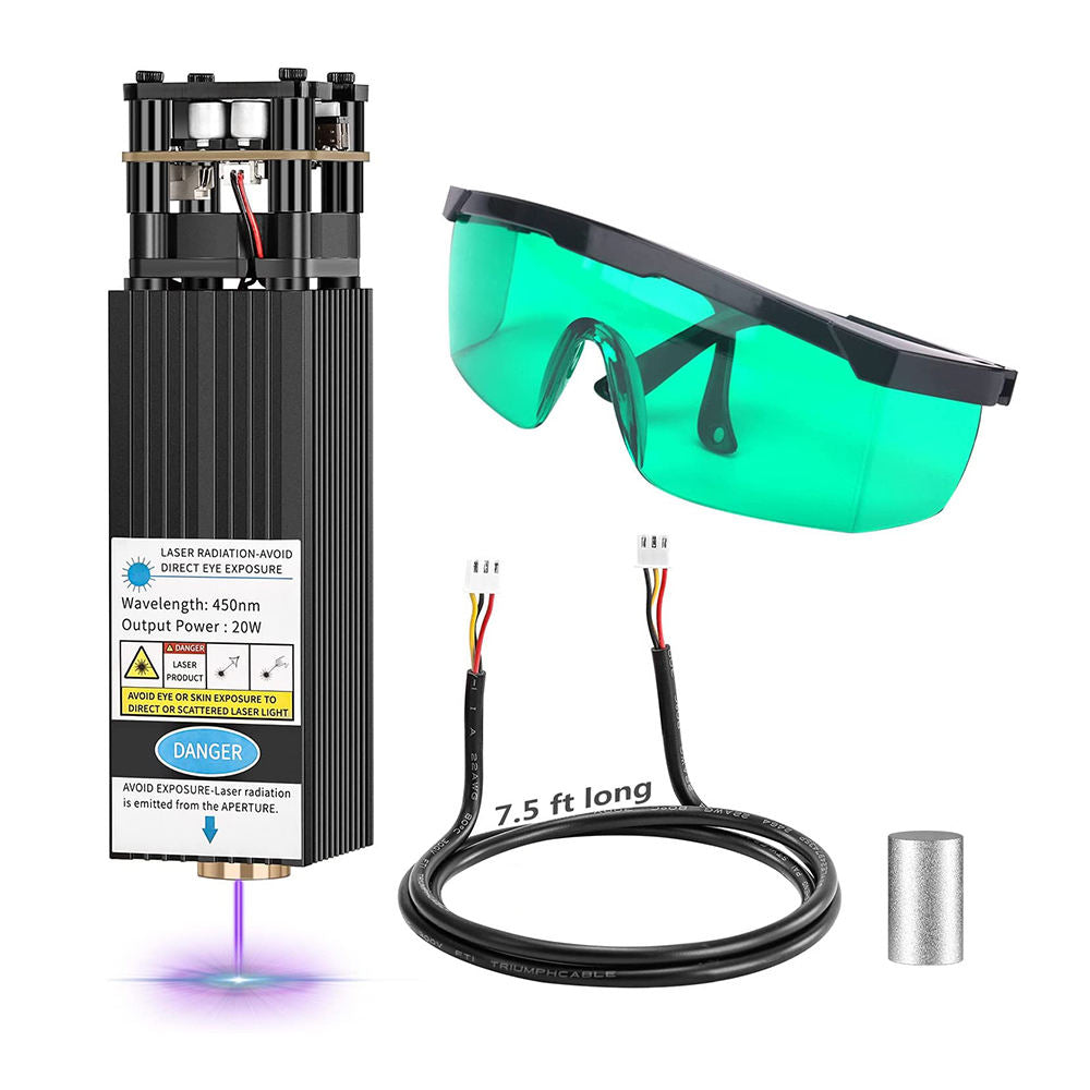 Kit module laser diode 20 W pour gravure CNC - Xinland