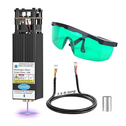 Kit module laser diode 20 W pour gravure CNC - Xinland