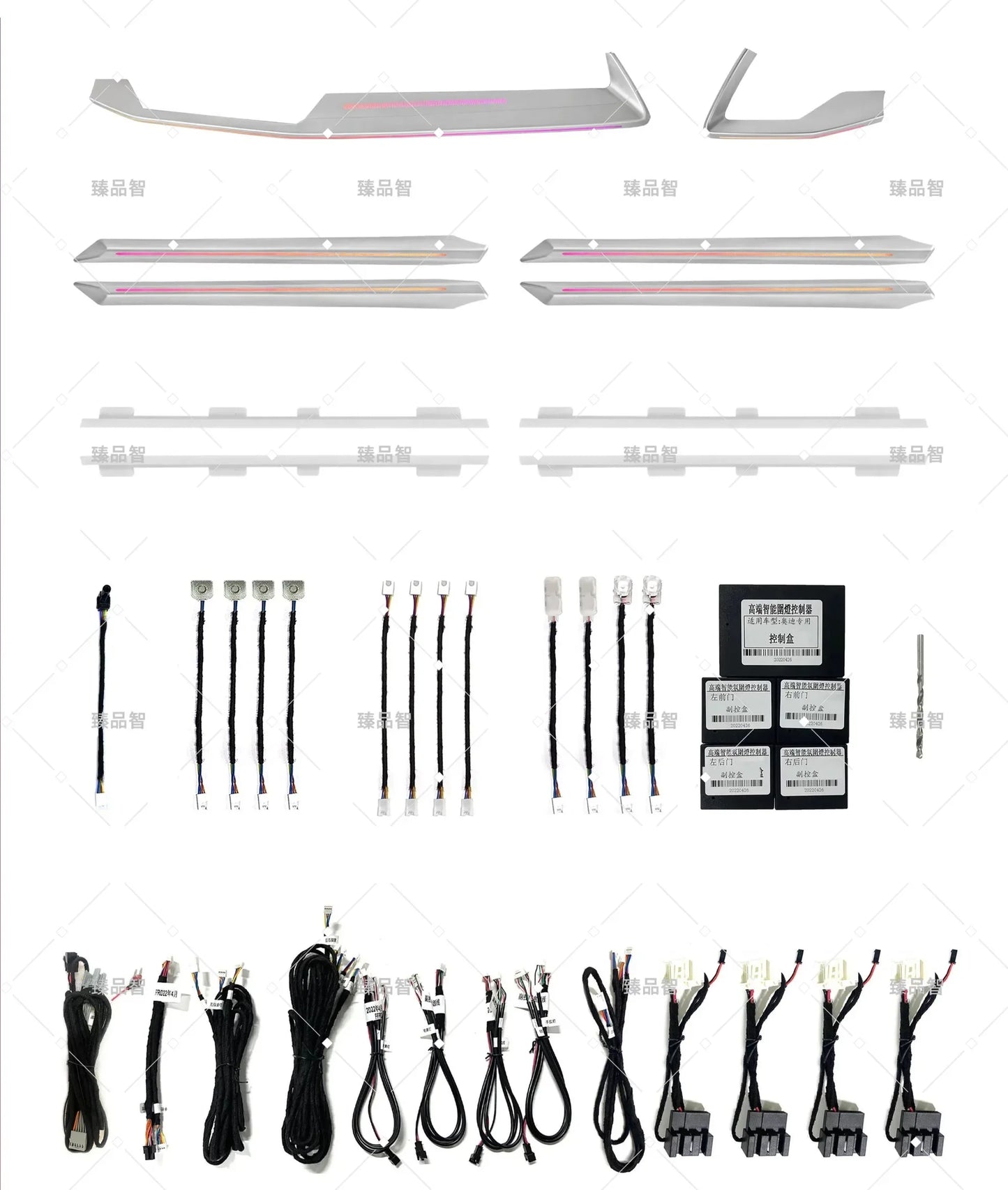 Kit éclairage LED d’ambiance intérieur pour Audi A3 (2021-2024) – vue 3