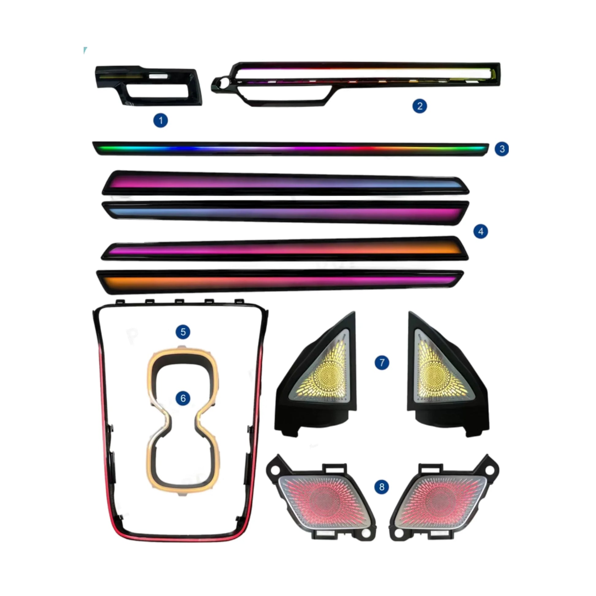Kit éclairage LED d’ambiance intérieur pour Honda (2023-2024)