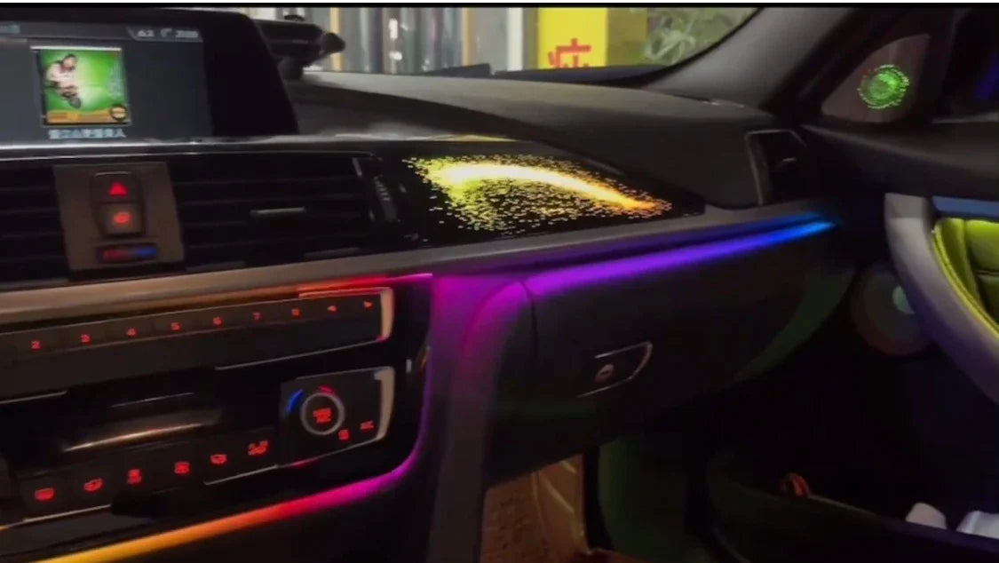 Kit éclairage LED d’ambiance intérieur pour BMW 3 Series F30 F34 F35 4 Series F32 F33 F36 (2014-2019) – vue 2
