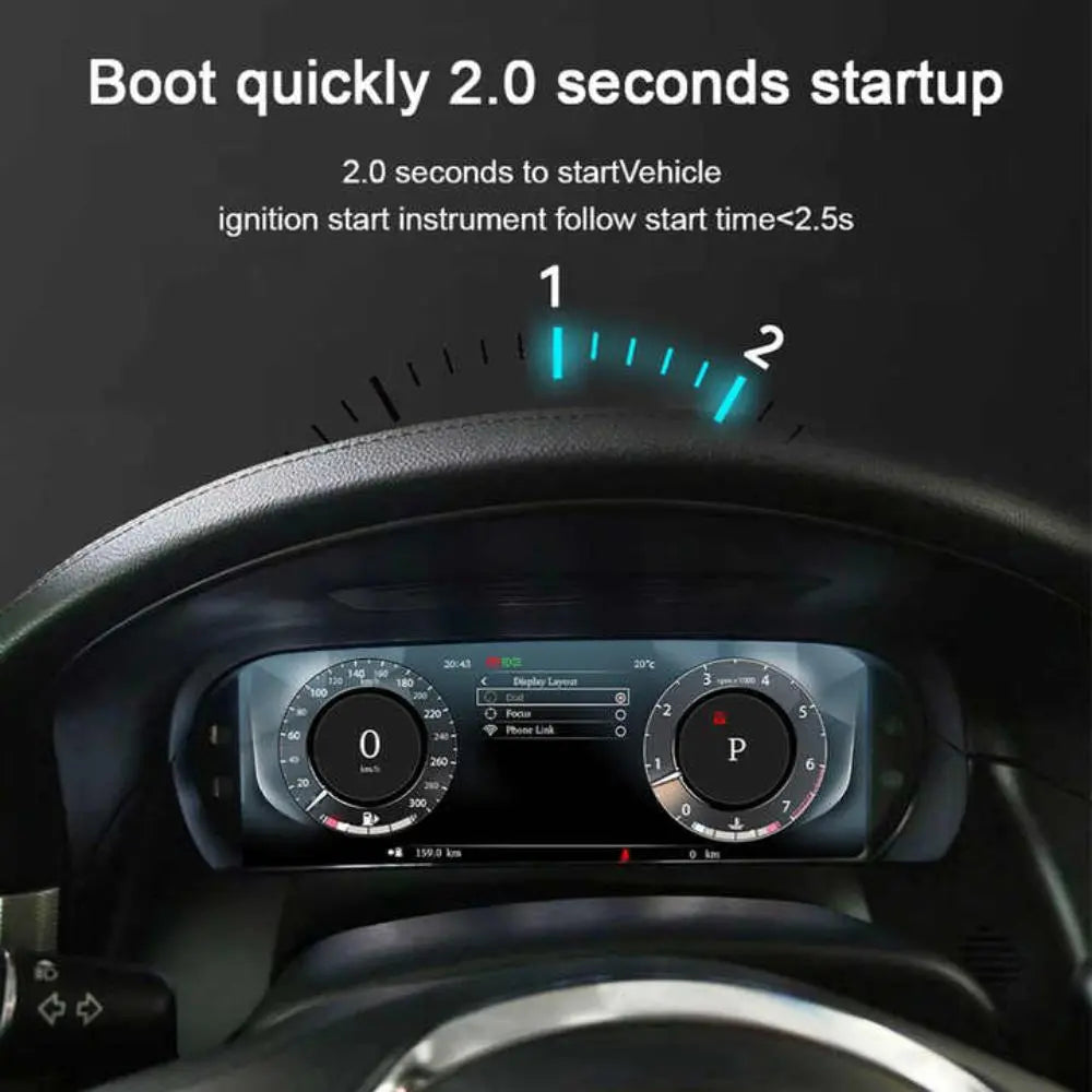 Virtual Cockpit Jaguar XFL 2016-2019 LCD 12,3″ – NOVADOMIO