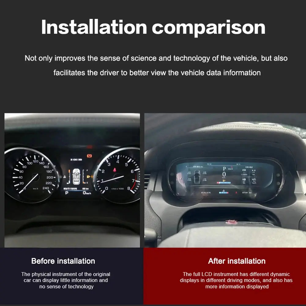 Virtual Cockpit Land Rover Range Rover Evoque 2012-2018 LCD 12,3″ – NOVADOMIO