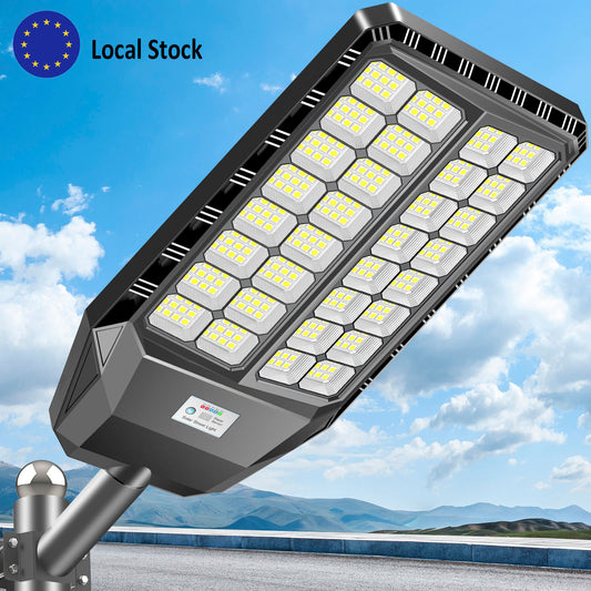 Lampadaire solaire 22 000 mAh, 384 LED – Entrepôt Allemagne