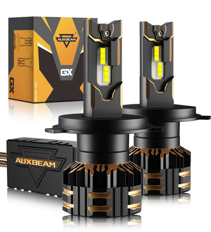 H4/9003 Ampoules de phare LED 120W 25000LM GX série Brightest 6500K blanc froid – 2 ampoules – NOVADOMIO