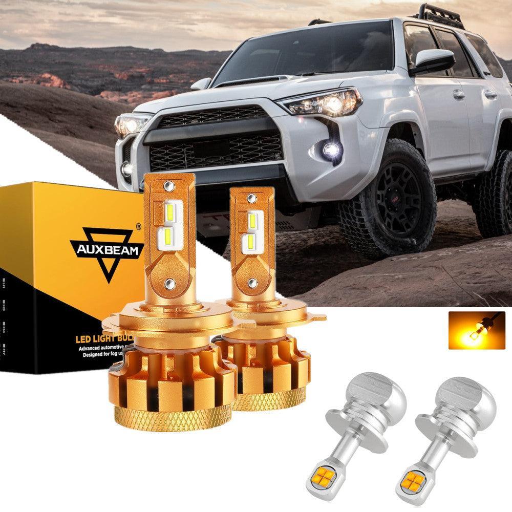 pour 2000-2002 Toyota 4Runner F-16 Plus série Built-in Canbus Automotive Grade 14000LM Ampoules LED High Low Beam Bundle – v…